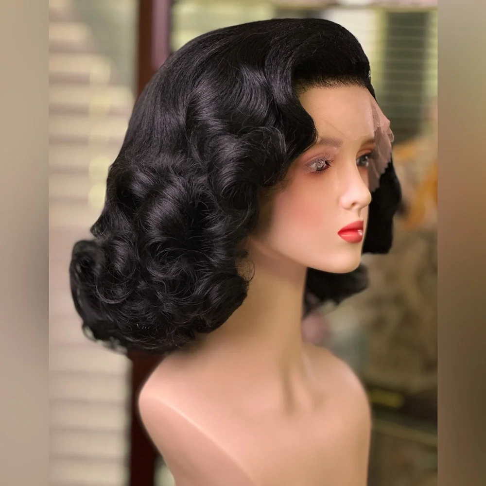 Femme Fatale Black Lacefront Wig - Picture 2 of 4